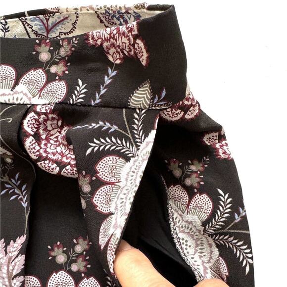 MARELLA Women’s Floral Print Silk Pants Trousers Wide Leg Italian Brand - Picture 6 of 15